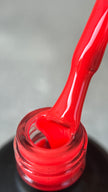 Alisa nails red base top - manikcure from goat